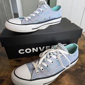 Converse Blue and White Sneakers